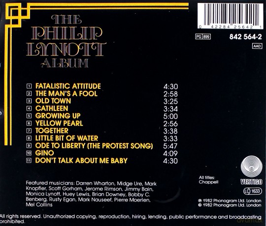 Phil Lynott: The Philip Lynott Album [CD]