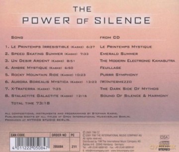 Mythos: The Power Of Silence [CD]