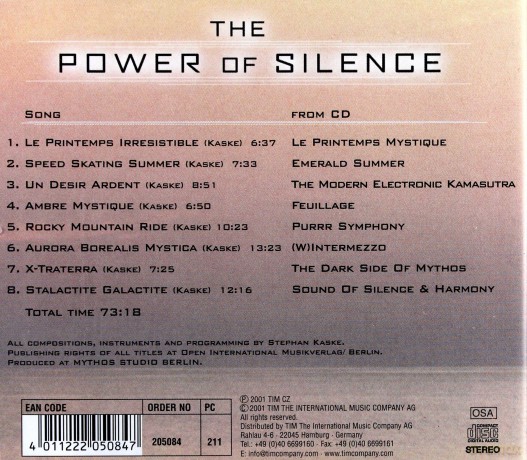 Mythos: The Power Of Silence [CD]