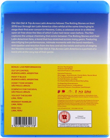 The Rolling Stones: Ole Ole Ole! - A Trip Across Latin America [Blu-Ray]