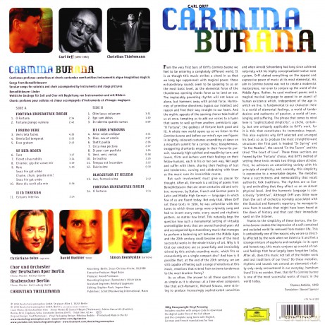 Christian Thielemann: Orff Carmina Burana [Winyl]