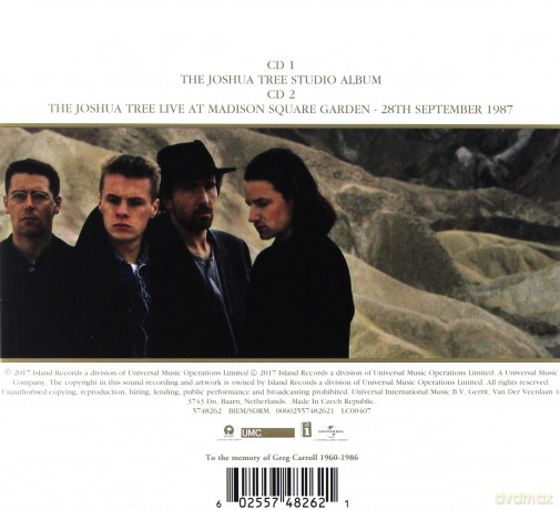 U2: The Joshua Tree 30th Anniversary Edition [2CD]