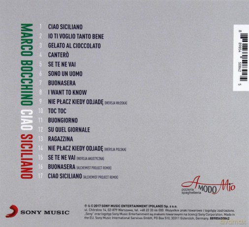 Marco Bocchino: Ciao Siciliano [CD]