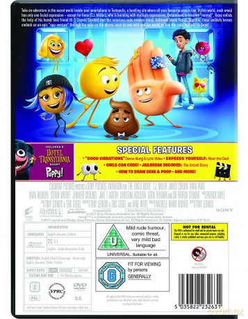 Emotki. Film (polskie napisy) [DVD]