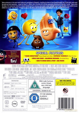 Emotki. Film (polskie napisy) [DVD]