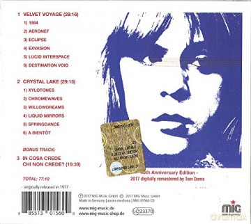 Klaus Schulze: Mirage 40th Anniversary Edition (digipack) [CD]