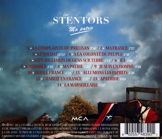 Les Stentors: Ma Patrie [CD]