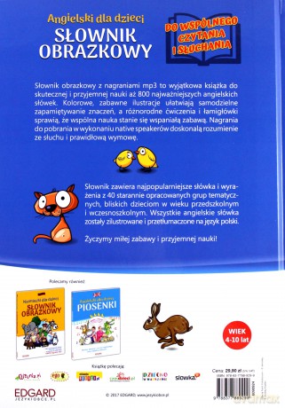 Angielski dla dzieci. Słownik obrazkowy [KSIĄŻKA]