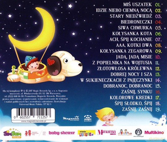 Najpiękniejsze Kołysanki Księżycowe [CD]