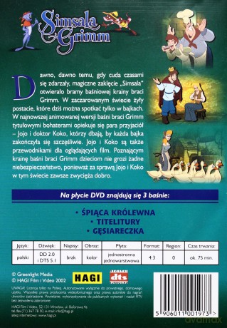 Simsala 3: Śpiąca Królewna [DVD]