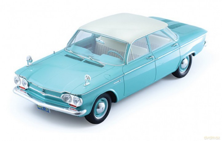 Chevrolet Corvair 4-Doors Sedan 1961 (light green/white roof without showcase)