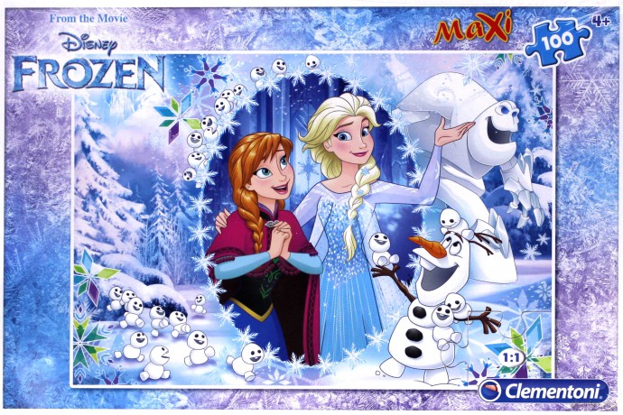 CLEMENTONI 100 el. Maxi specjalna kolekcja Frozen [PUZZLE]