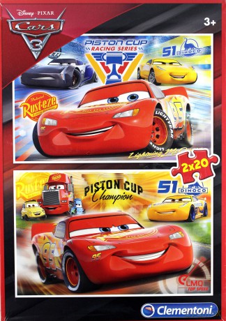 CLEMENTONI 2x20 el. Cars 3 [PUZZLE]