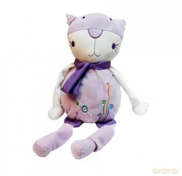 Kot Figuś fioletowy 30 cm