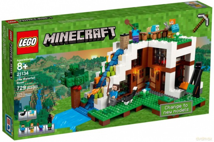 LEGO Minecraft Baza pod wodospadem (21134) [KLOCKI]