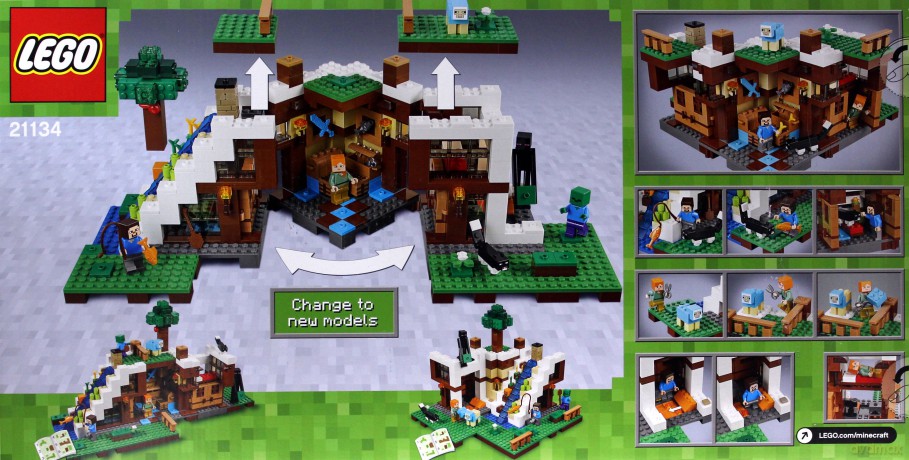 LEGO Minecraft Baza pod wodospadem (21134) [KLOCKI]
