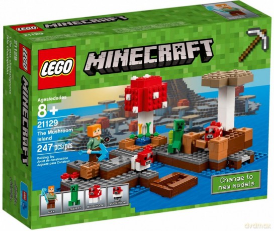 LEGO Minecraft Grzybowa wyspa (21129) [KLOCKI]