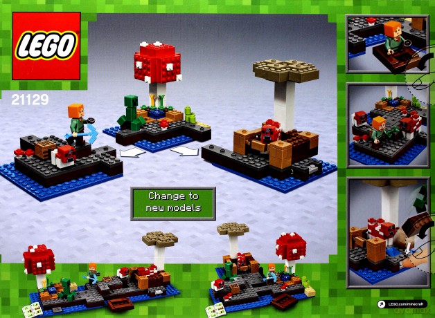 LEGO Minecraft Grzybowa wyspa (21129) [KLOCKI]