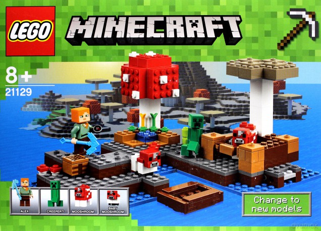LEGO Minecraft Grzybowa wyspa (21129) [KLOCKI]