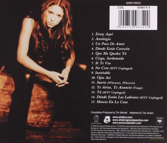 Shakira: Grandes Exitos [CD]