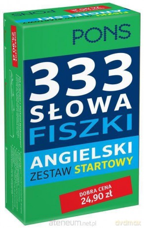 333 Słowa Fiszki. Angielski Zestaw startowy [KSIĄŻKA]