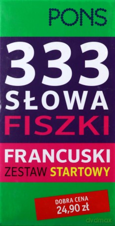 333 Słowa Fiszki. Francuski Zestaw startowy [KSIĄŻKA]