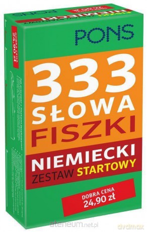 333 Słowa Fiszki. Niemiecki Zestaw startowy [KSIĄŻKA]