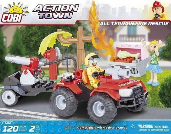 ACTION TOWN Quad straży pożarnej [KLOCKI]
