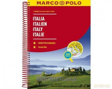 Atlas Marco Polo, Włochy 1:300 000 Spirala [KSIĄŻKA]