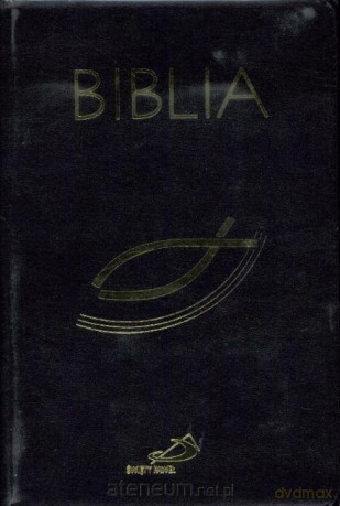 Biblia z rybką z suwakiem czarna [KSIĄŻKA]