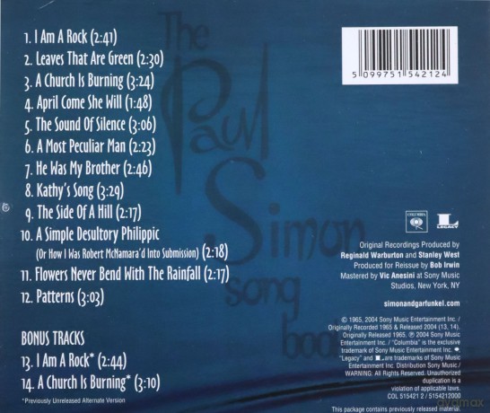 Paul Simon: The Paul Simon Songbook [CD]