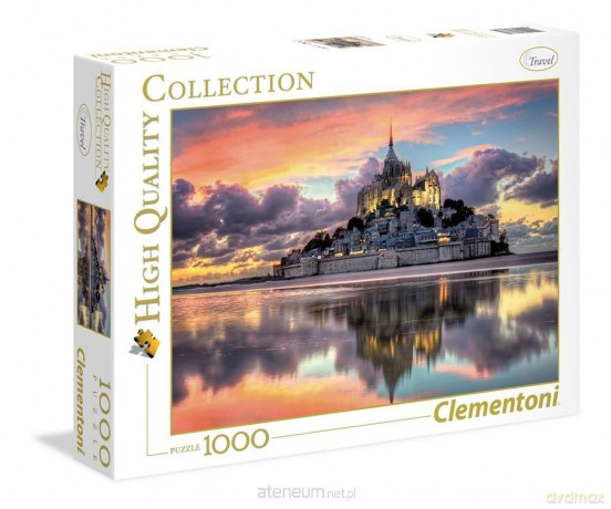 CLEMENTONI 1000 el. HQ Le Magnifique Mont Saint-Miche [PUZZLE]