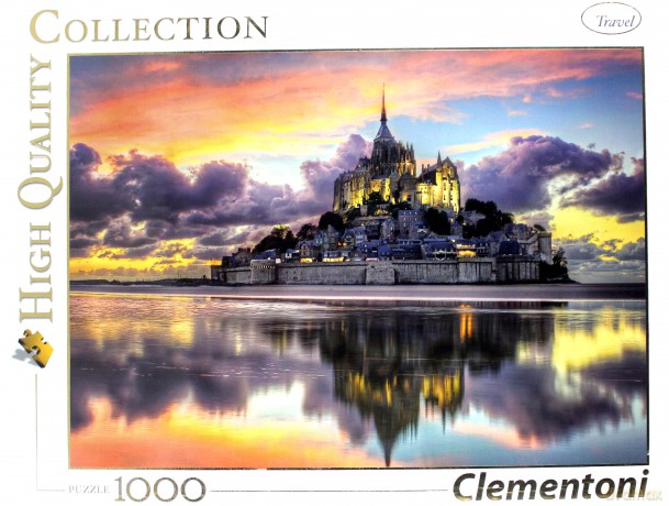 CLEMENTONI 1000 el. HQ Le Magnifique Mont Saint-Miche [PUZZLE]