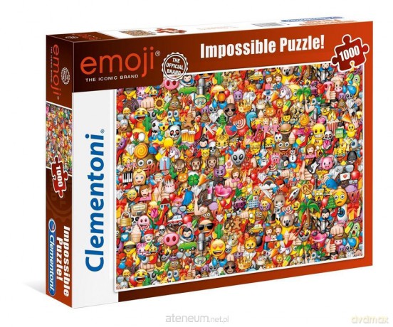 CLEMENTONI 1000 el. Impossible Puzzle! Emoji [PUZZLE]