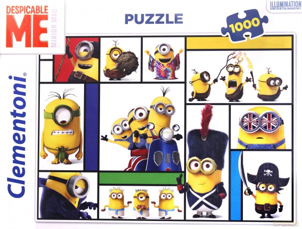 CLEMENTONI 1000 el. Minionki [PUZZLE]