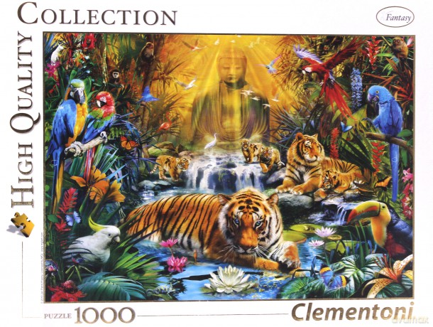 CLEMENTONI 1000 el. Mystic Tigers [PUZZLE]