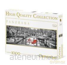 CLEMENTONI 1000 el. Panorama Amsterdam Bicycle [PUZZLE]