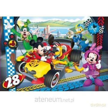 CLEMENTONI 104 Superkolor Mickey Roadster Racers [PUZZLE]