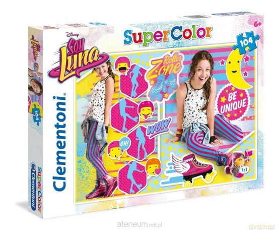 CLEMENTONI 104 Superkolor Soy Luna: Never go late [PUZZLE]