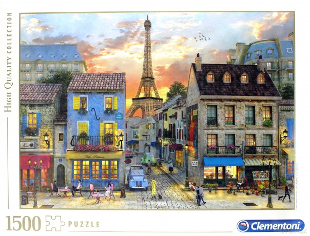 CLEMENTONI 1500 el. HQ Street of Paris [PUZZLE]