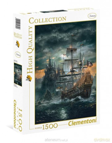 CLEMENTONI 1500 el. HQ The Pirate ship [PUZZLE]