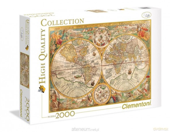 CLEMENTONI 2000 el. HQ Ancient Map [PUZZLE]