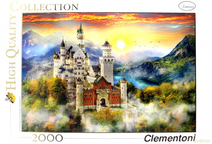 CLEMENTONI 2000 el. HQ Neuschwanstein [PUZZLE]