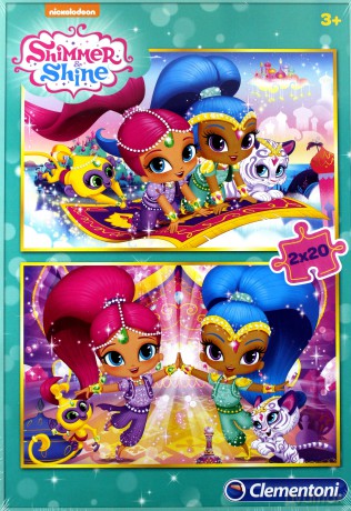 CLEMENTONI 2x20 el. Shimmer and Shine [PUZZLE]