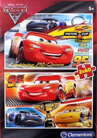 CLEMENTONI 2x60 el. Auta 3 (Disney) [PUZZLE]