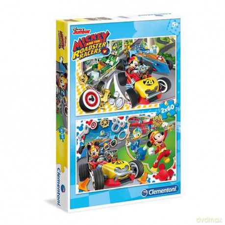 CLEMENTONI 2x60 el. Mickey Roadster Racers [PUZZLE]