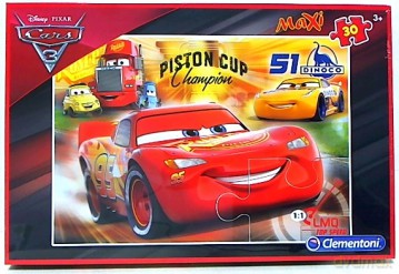 CLEMENTONI 30 el. maxi Auta 3 (Disney) [PUZZLE]