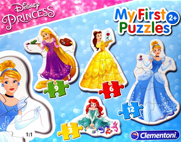 CLEMENTONI Moje Pierwsze Puzzle Księżniczki [PUZZLE]