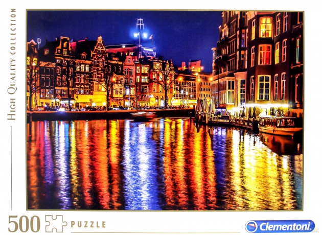 CLEMENTONI 500 el. Amsterdam nocą [PUZZLE]