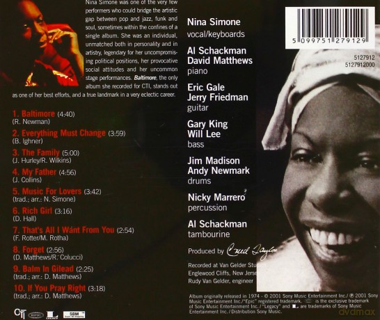 Nina Simone: Baltimore [CD]